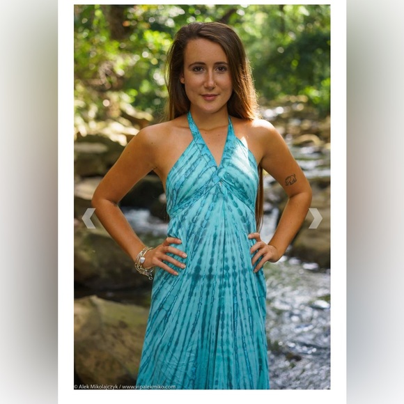 NWT Nectar Tie Dye Goddess Dress - Picture 3 of 13